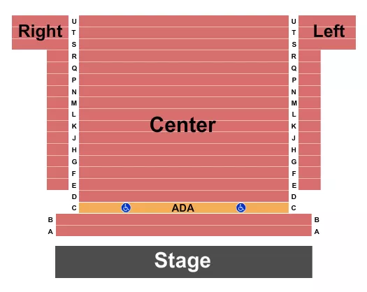 seating chart for Uptown Theater - Grand Prairie - Endstage - eventticketscenter.com