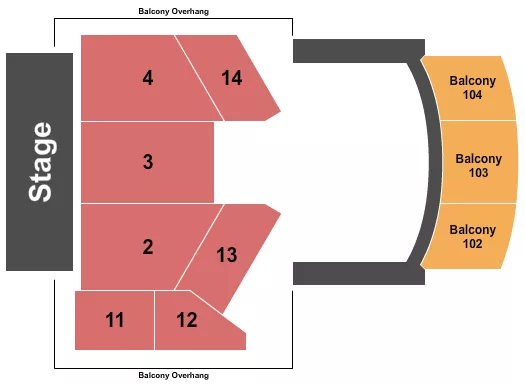 seating chart for Uptown Theatre Minneapolis - Endstage Reserved - eventticketscenter.com
