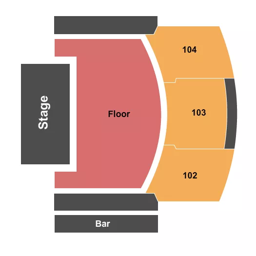 seating chart for Uptown Theatre Minneapolis - End Stage - eventticketscenter.com