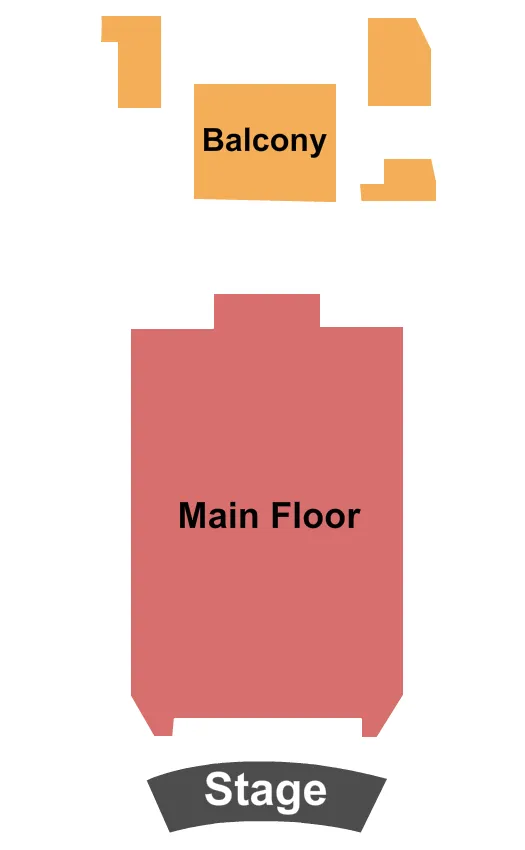 seating chart for Utah Theatre in Logan  - Bravo Caruso! - eventticketscenter.com