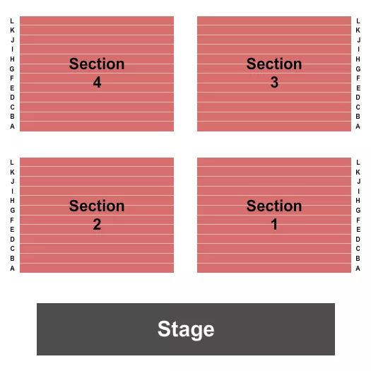seating chart for Utah Valley Convention Center - End Stage - eventticketscenter.com