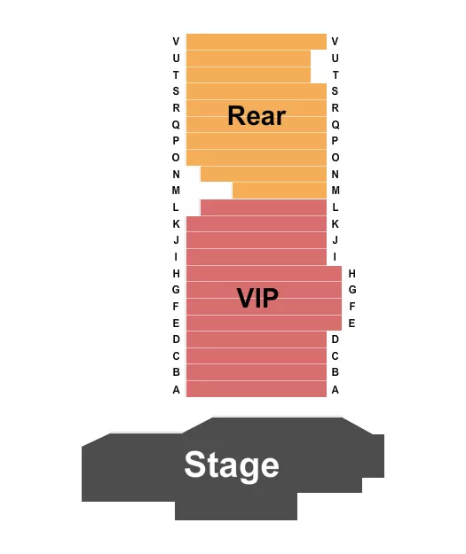 seating chart for V3 V Theater - Planet Hollywood Resort & Casino - Zombie Burlesque - eventticketscenter.com