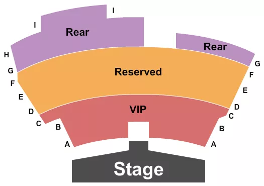 seating chart for V4 V Theater - Planet Hollywood Resort & Casino - Endstage - eventticketscenter.com