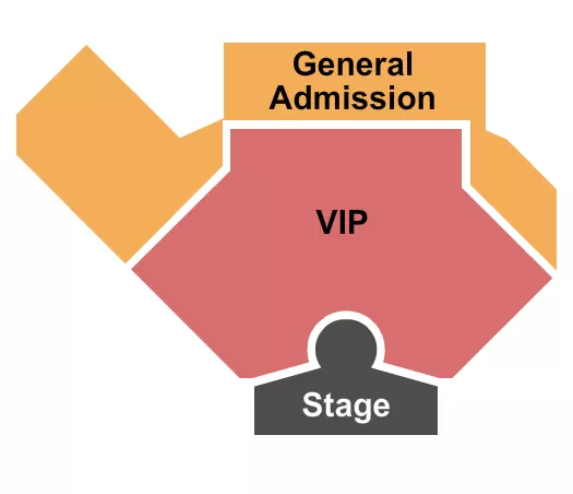 seating chart for V Theater Upstairs - Planet Hollywood Resort & Casino - Endstage 2 - eventticketscenter.com