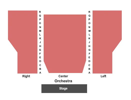 seating chart for Vacaville Performing Arts Theatre - End Stage - eventticketscenter.com
