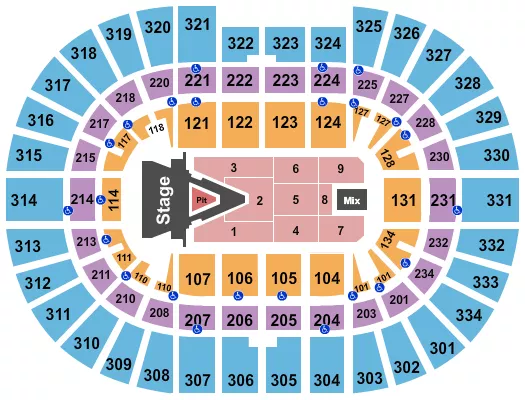 seating chart for Value City Arena at The Schottenstein Center - Aerosmith - eventticketscenter.com