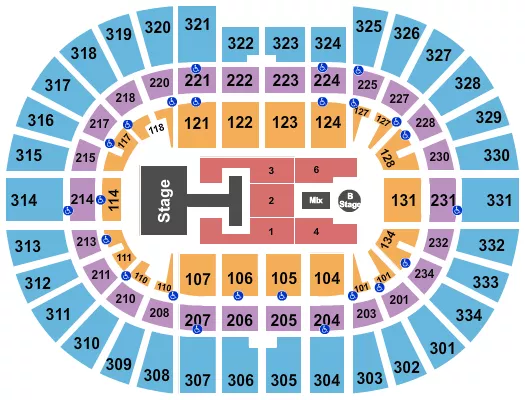 seating chart for Value City Arena at The Schottenstein Center - Descendants & Zombies - eventticketscenter.com