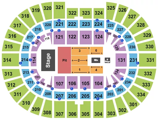 seating chart for Value City Arena at The Schottenstein Center - Forrest Frank - eventticketscenter.com