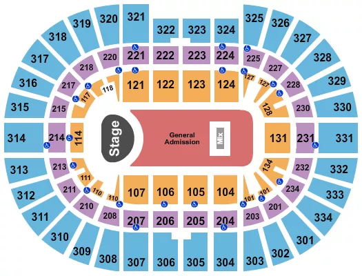seating chart for Value City Arena at The Schottenstein Center - Kacey Musgraves - eventticketscenter.com