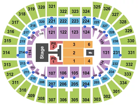 seating chart for Value City Arena at The Schottenstein Center - Phil Wickham - eventticketscenter.com