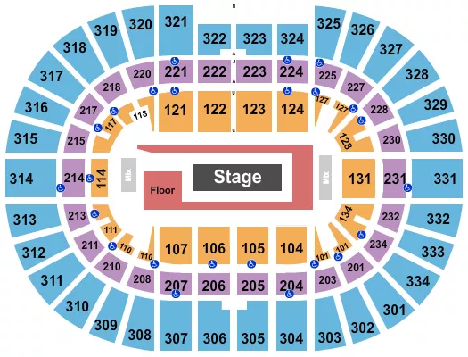 seating chart for Value City Arena at The Schottenstein Center - Rod Wave - eventticketscenter.com