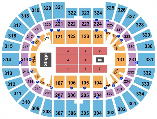 seating chart for Value City Arena at The Schottenstein Center - Tom Segura - eventticketscenter.com