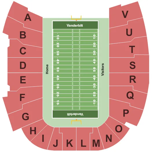 seating chart for FirstBank Stadium - Football - eventticketscenter.com