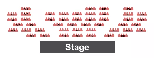 seating chart for Vanderhoef Studio Theatre At Mondavi Center - Endstage - eventticketscenter.com