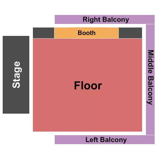 seating chart for Varsity Theater - MN - GA Floor/RSV Balc/Booth - eventticketscenter.com