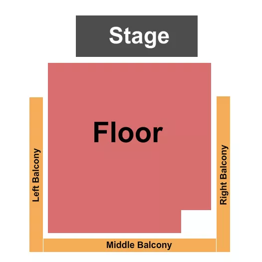 seating chart for Varsity Theater - MN - GA Floor 2 - eventticketscenter.com