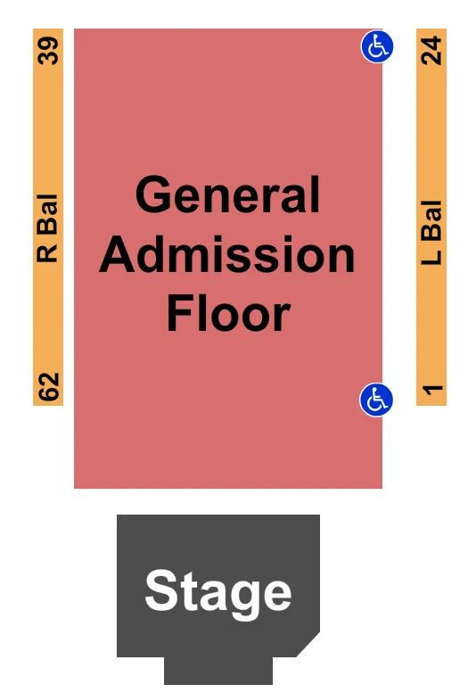 seating chart for Varsity Theater - MN - GA Floor - eventticketscenter.com