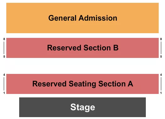 seating chart for Venice Community Center - GA/Reserved - eventticketscenter.com