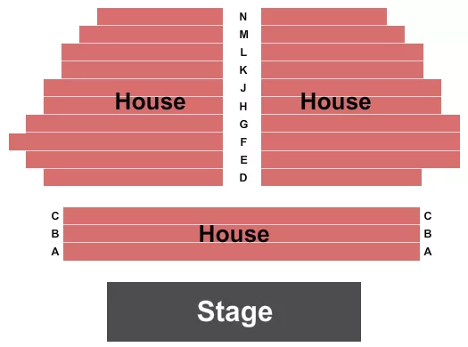 seating chart for Venice Island Performing Arts & Recreation Center - Endstage - eventticketscenter.com