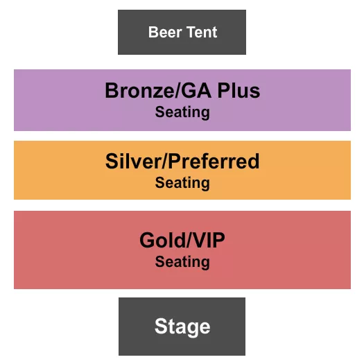 seating chart for Veterans Memorial Park - Bay City - Endstage - eventticketscenter.com