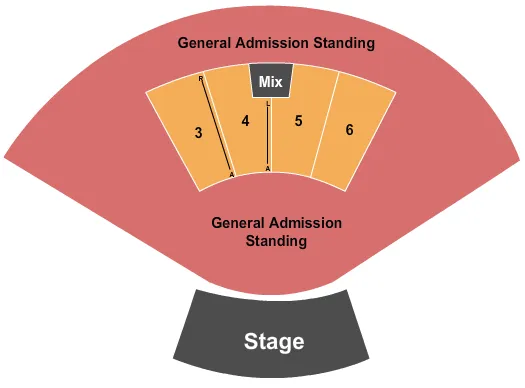 seating chart for Vetter Stone Amphitheatre - Endstage GA - eventticketscenter.com