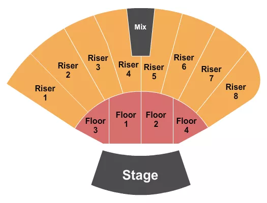 seating chart for Vetter Stone Amphitheatre - Endstage 4 - eventticketscenter.com