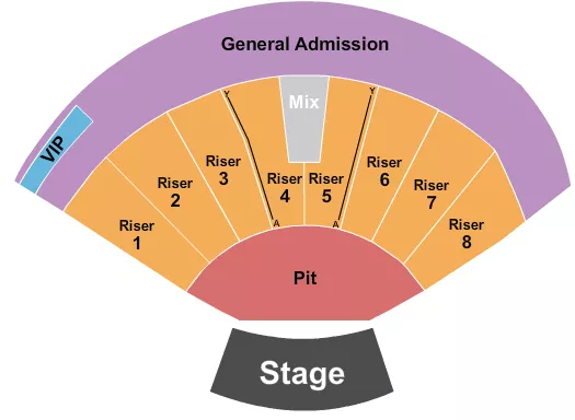 seating chart for Vetter Stone Amphitheatre - Endstage Pit - eventticketscenter.com
