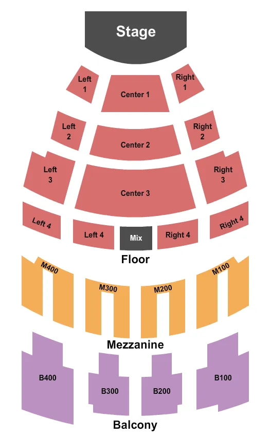 seating chart for Vic Theatre - Concert - eventticketscenter.com