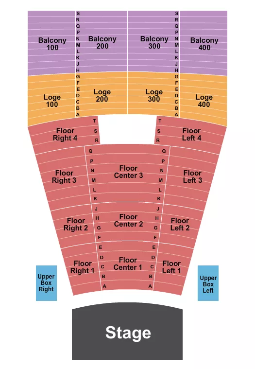 seating chart for Vic Theatre - Endstage 2 - eventticketscenter.com
