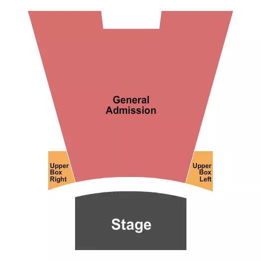 seating chart for Vic Theatre - GA & Upper Boxes - eventticketscenter.com