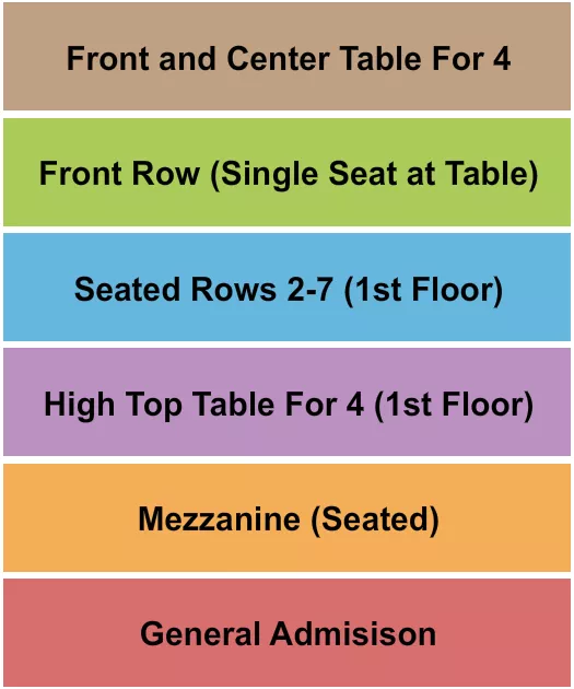 seating chart for Victory North - GA/Mezz/Reserved Rows - eventticketscenter.com