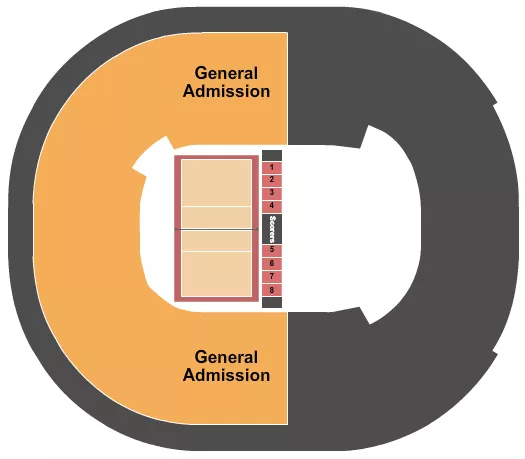 seating chart for Viejas Arena At Aztec Bowl - AVP Volleyball - eventticketscenter.com