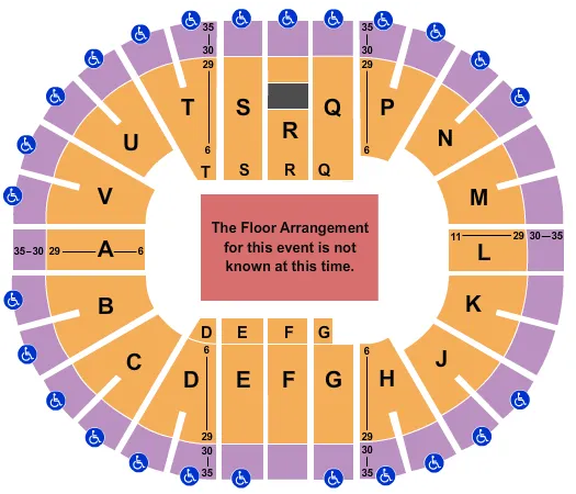 seating chart for Viejas Arena At Aztec Bowl - Generic Floor - eventticketscenter.com