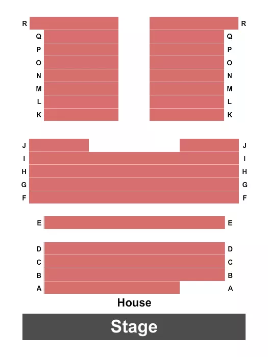 seating chart for Village Players Inc - Endstage - eventticketscenter.com