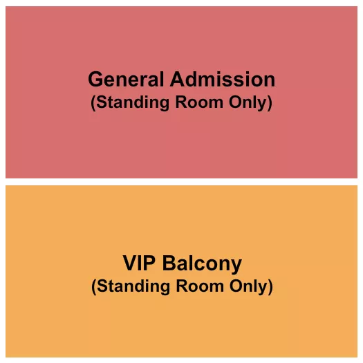 seating chart for Vinyl Music Hall - GA/VIP Balcony - eventticketscenter.com