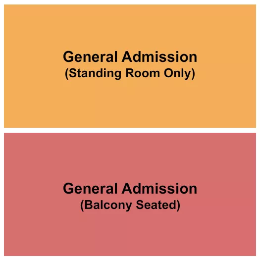 seating chart for Vinyl Music Hall - GA/Balcony - eventticketscenter.com