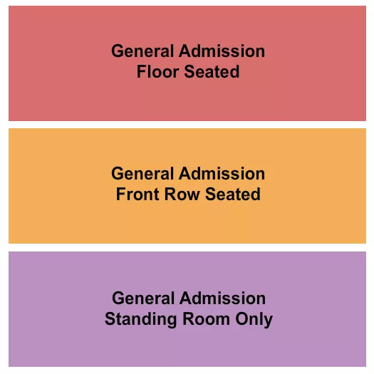 seating chart for Vinyl Music Hall - GA Floor/GA Front - eventticketscenter.com