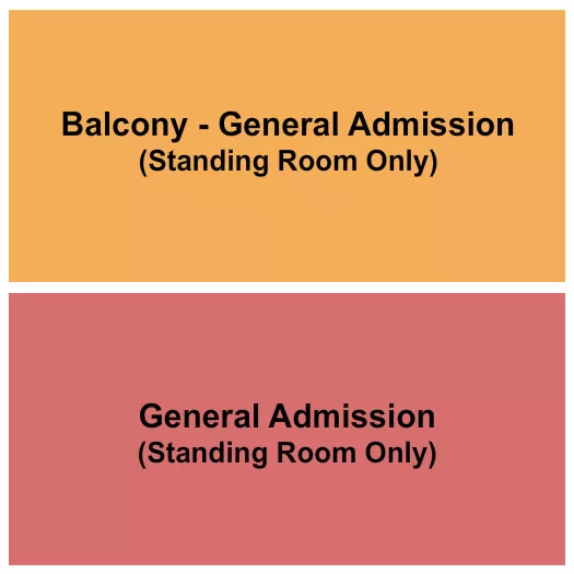 seating chart for Vinyl Music Hall - GA SRO/GA Balcony - eventticketscenter.com