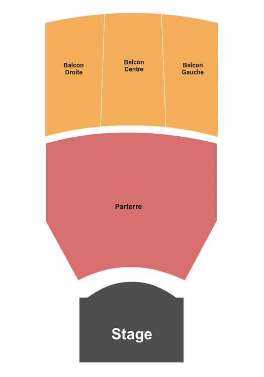 seating chart for Theatre Beanfield - Beyries - eventticketscenter.com