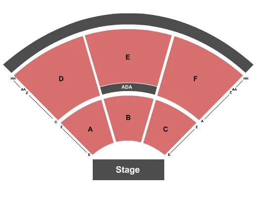 seating chart for Virginia Credit Union LIVE! at Richmond Raceway - Endstage - Row E start - eventticketscenter.com