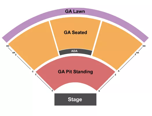 seating chart for Virginia Credit Union LIVE! at Richmond Raceway - GA Pit/Seated/Lawn - eventticketscenter.com