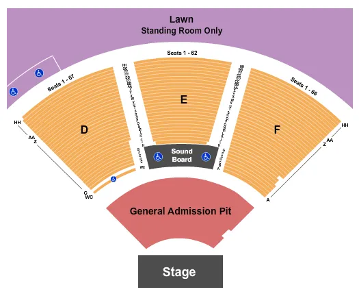 seating chart for Virginia Credit Union LIVE! at Richmond Raceway - The 1975 - eventticketscenter.com