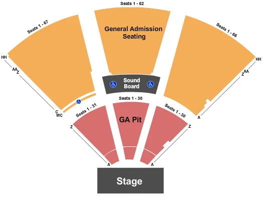 seating chart for Virginia Credit Union LIVE! at Richmond Raceway - Young The Giant - eventticketscenter.com
