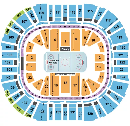 Hockey 2 Seating Map