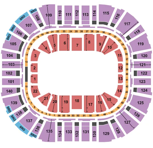 seating chart for Delta Center - Monster Jam - eventticketscenter.com