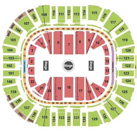 seating chart for Delta Center - Ringling Bros Circus - eventticketscenter.com