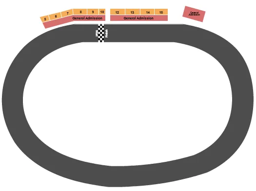 Racing Seating Map