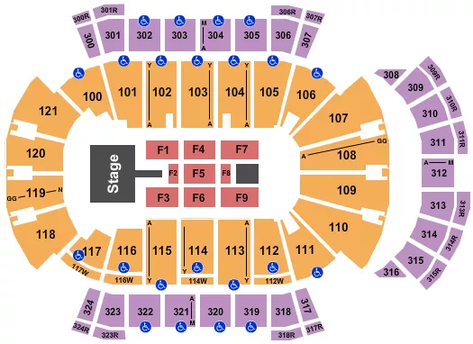 seating chart for VyStar Veterans Memorial Arena - Jhene Aiko - eventticketscenter.com