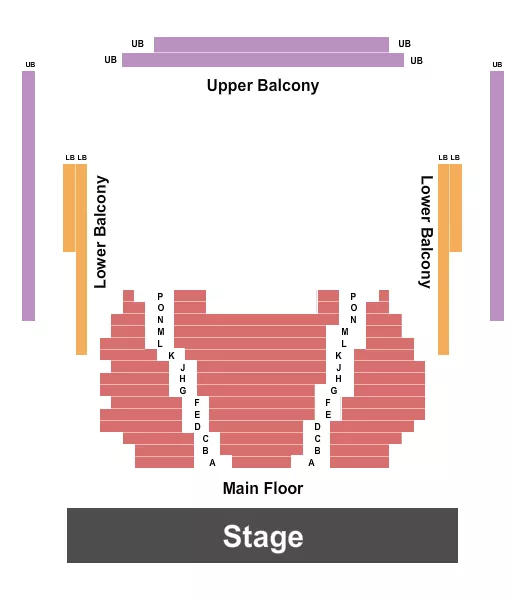 seating chart for Walker Art Center - Endstage - eventticketscenter.com