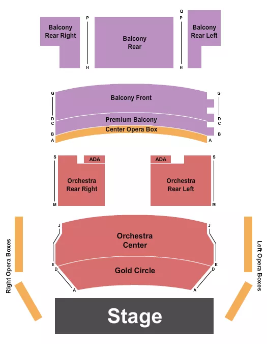 seating chart for District Music Hall - Endstage 2 - eventticketscenter.com